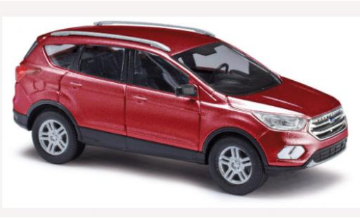 Diecast model cars Ford Kuga Berline metallic red 2017 1/87 Busch