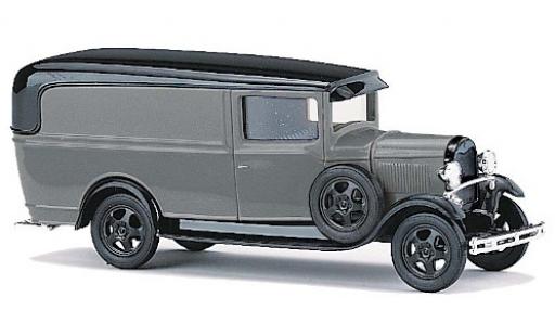 Diecast model cars Ford Model A Model AA A grey/black 1/87 Busch
