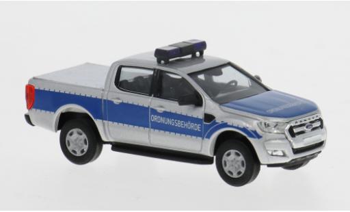 Diecast model cars Ford Ranger Pickup 2016 Ordnungsbeh&Atilde;&para;rde Wehrheim 1/87 Busch