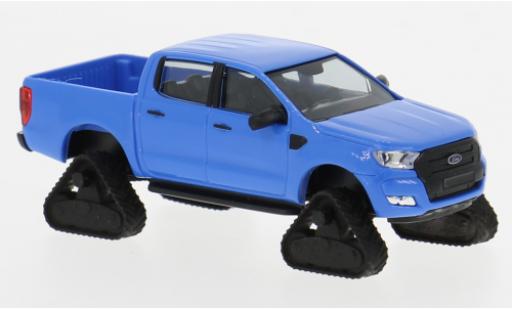 Diecast model cars Ford Ranger Pickup blue 2016 1/87 Busch