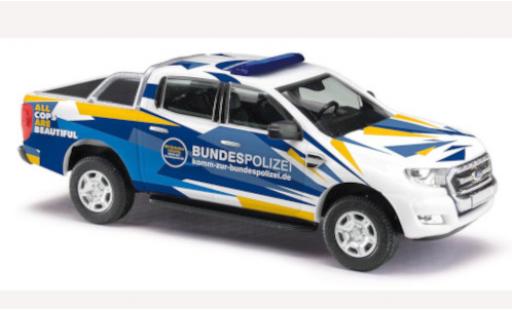 Diecast model cars Ford Ranger Emergency Federal Police 2016 with Abdeckung 1/87 Busch