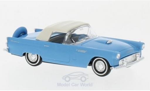 Diecast model cars Ford Thunderbird Two-Seater Convertible blue 1/87 Busch