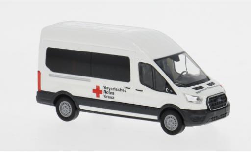 Diecast model cars Ford Transit Bus 2014 Bayerisches Rotes Kreuz 1/87 Busch