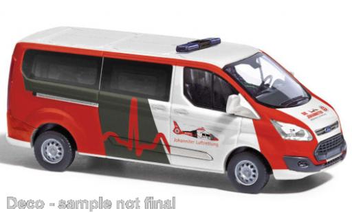 Diecast model cars Ford Transit Custom Bus Johanniter Luftrettung 2012 1/87 Busch