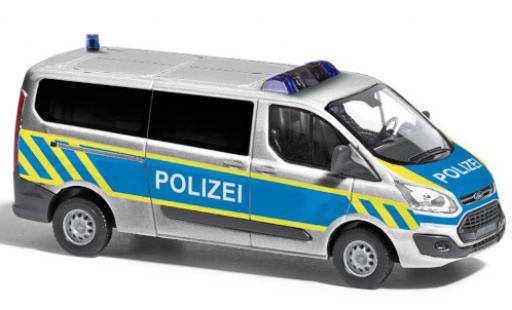 Diecast model cars Ford Transit Custom Bus Police 2012 Vorf&Atilde;&frac14;hrfahrzeug 1/87 Busch