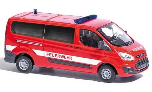 Diecast model cars Ford Transit Custom Fire brigade fourgon 1/87 Busch