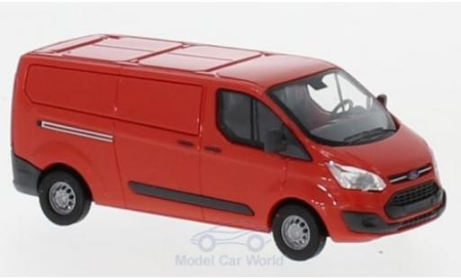 Diecast model cars Ford Transit Custom van red 2012 1/87 Busch
