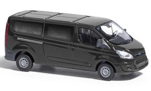 Diecast model cars Ford Transit Custom black 2012 bus 1/87 Busch