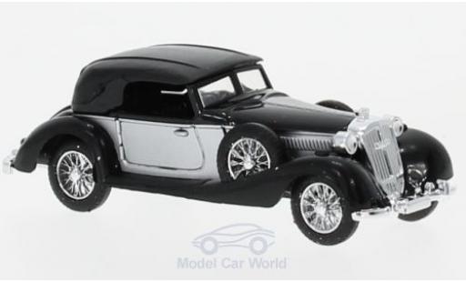 Diecast model cars Horch 853 Cabriolet Convertible black/grey 1933 1/87 Busch