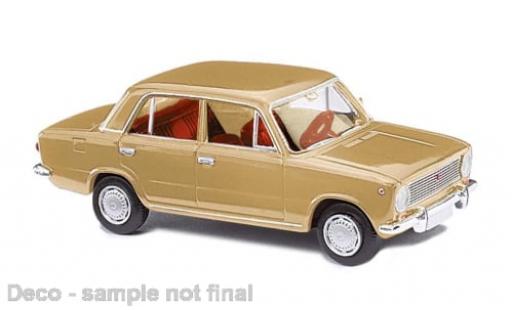 Diecast model cars Lada 1200 Base beige 1971 1/87 Busch