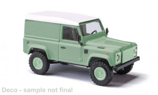 Diecast model cars Land Rover Defender 90 van green 1983 1/87 Busch