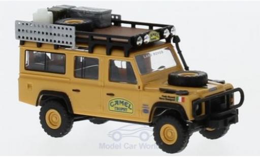 Diecast model cars Land Rover Defender Base Camel Trophy Italien 1/87 Busch