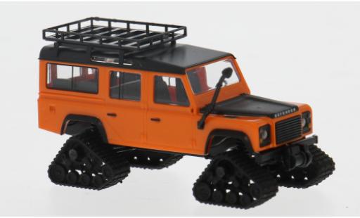 Diecast model cars Land Rover Defender Base orange/black 1983 1/87 Busch