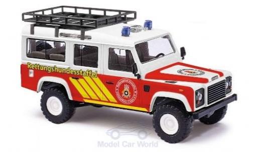 Diecast model cars Land Rover Defender Base Rettungshundestaffel 1983 1/87 Busch