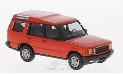 Diecast model cars Land Rover Discovery Base red 1998 1/87 Busch