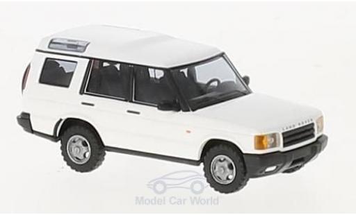 Diecast model cars Land Rover Discovery Base white 1998 1/87 Busch