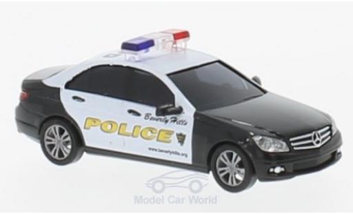 Diecast model cars Mercedes Classe C Base Beverly Hills Police 2007 1/87 Busch