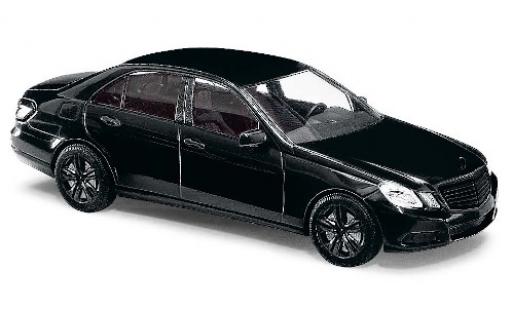 Diecast model cars Mercedes Classe E Base (W212) metallic black Black Edition 1/87 Busch