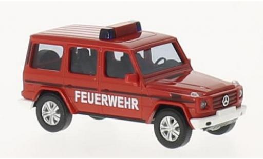 Diecast model cars Mercedes Classe G Utilitaire Fire brigade 2008 1/87 Busch