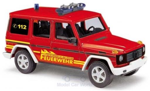 Diecast model cars Mercedes Classe G Utilitaire Fire brigade Geislingen 1990 1/87 Busch
