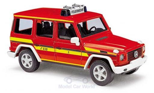 Diecast model cars Mercedes Classe G Utilitaire Fire brigade M&Atilde;&frac14;nchen 1990 1/87 Busch