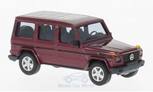Diecast model cars Mercedes Classe G Base metallic red 1990 1/87 Busch