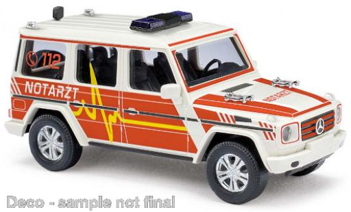 Diecast model cars Mercedes Classe G Utilitaire Notarzt 1990 1/87 Busch