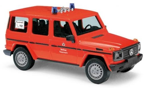Diecast model cars Mercedes Classe G Utilitaire (W461) Saloonr Fire brigade 1/87 Busch