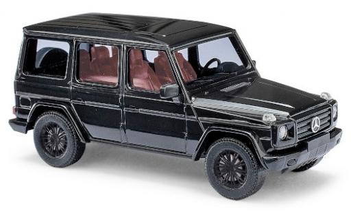 Diecast model cars Mercedes Classe G Base (W463) metallic black 2008 Black Edition 1/87 Busch