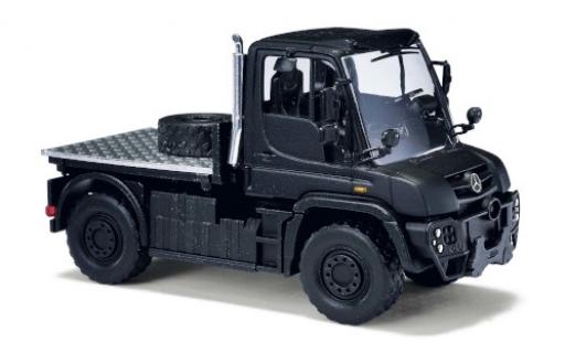 Diecast model cars Mercedes Unimog 406-425 U 430 black Black Edition 1/87 Busch