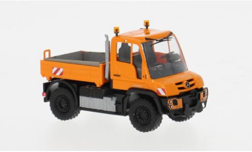 Diecast model cars Mercedes Unimog 406-425 U430 orange 2013 1/87 Busch