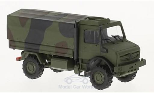 Diecast model cars Mercedes Unimog U300-U5023 U5023 2014 Milit&Atilde;&curren;r in Tarnfarbe 1/87 Busch
