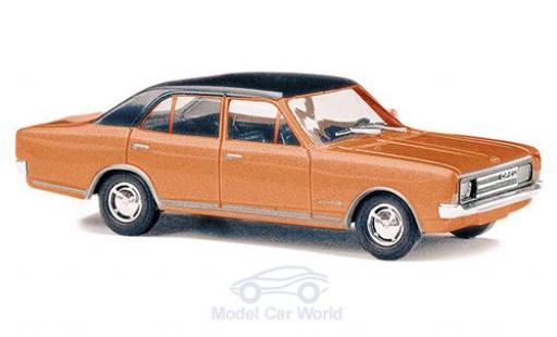 Diecast model cars Opel Rekord C copper/black 1966 1/87 Busch
