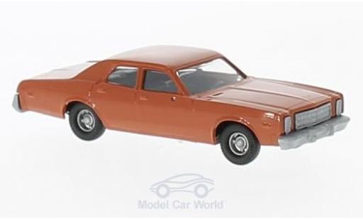 Diecast model cars Plymouth Fury Base red 1976 1/87 Busch
