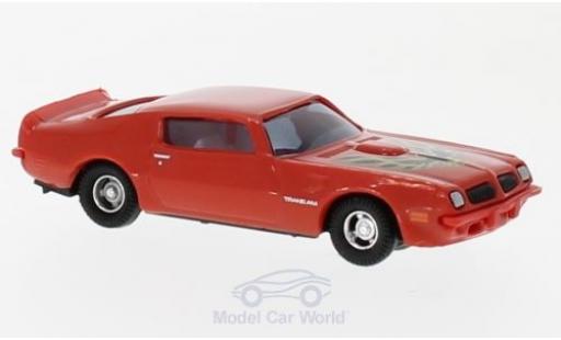 Diecast model cars Pontiac Firebird 1974 TransAm red/Dekor 1/87 Busch