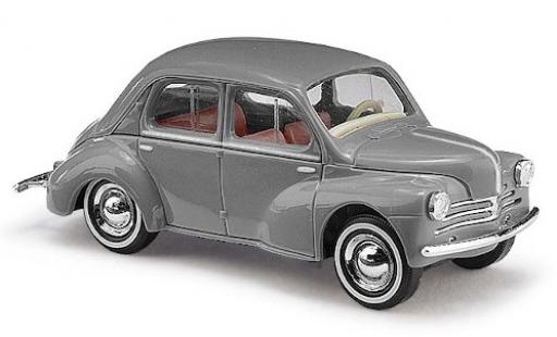Diecast model cars Renault 4CV Base grey 1958 avec Wei&Atilde;�wandreifen 1/87 Busch