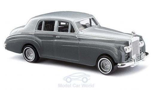 Diecast model cars Rolls Royce Silver Cloud Base grey/metallic grey 1959 1/87 Busch
