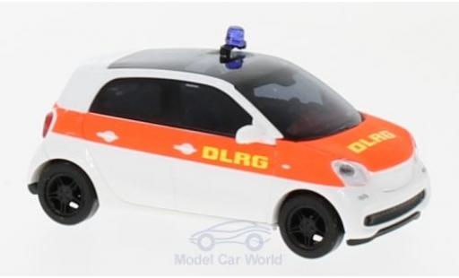 Diecast model cars Smart ForFour Livree Flotte DLRG 2014 1/87 Busch