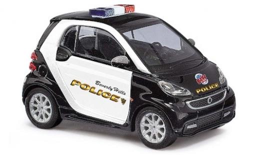 Diecast model cars Smart ForTwo Livree Flotte Beverly Hills Police 2012 1/87 Busch