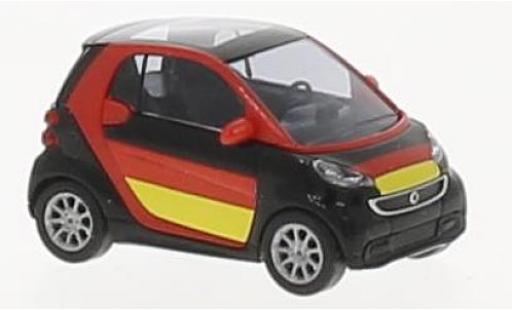 Diecast model cars Smart ForTwo Livree Flotte Fu&Atilde;�ball Fan 2012 1/87 Busch