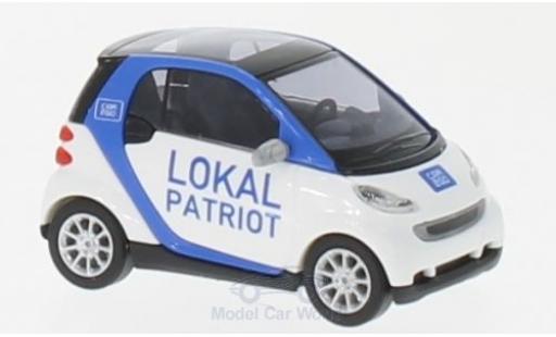 Diecast model cars Smart ForTwo Car2go Lokal Patriot 2007 1/87 Busch