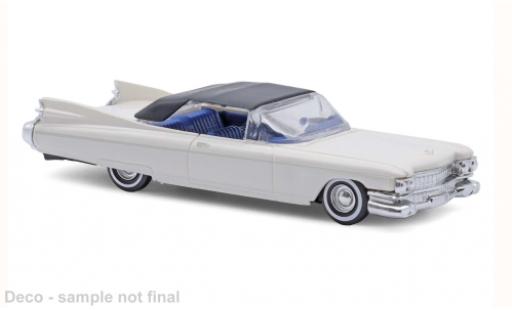 Diecast model cars Cadillac Eldorado Coupe grey/blue 1959 1/87 Busch