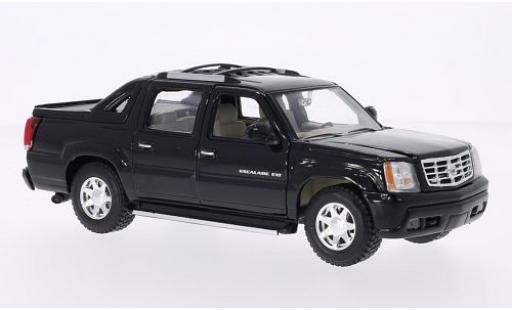 Diecast model cars Cadillac Escalade pickup EXT black 1/24 Welly