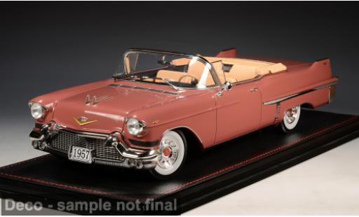 Diecast model cars Cadillac Series 62 Convertible pink 1957 1/18 Stamp Models