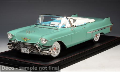 Diecast model cars Cadillac Series 62 Convertible turquoise 1957 1/18 Stamp Models