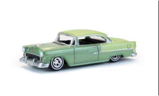 Diecast model cars Chevrolet Bel Air Coupe - Lowrider green/green 1956 1/64 Greenlight
