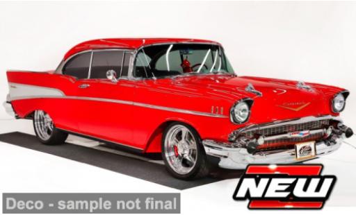Diecast model cars Chevrolet Bel Air Coupe red 1957 1/18 Maisto
