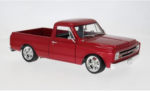 Diecast model cars Chevrolet C-10 Pickup Custom red 1967 1/18 ACME