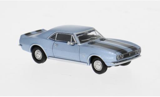 Diecast model cars Chevrolet Camaro Coupe blue 1967 1/87 Minichamps