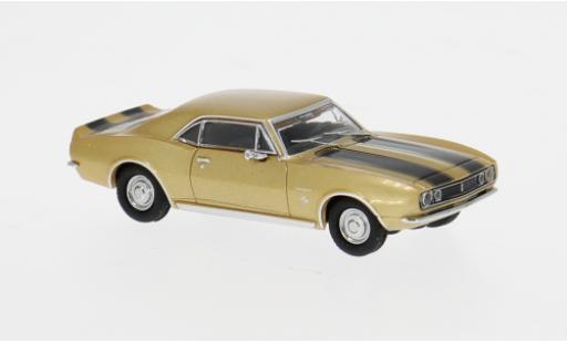 Diecast model cars Chevrolet Camaro Coupe gold 1967 1/87 Minichamps